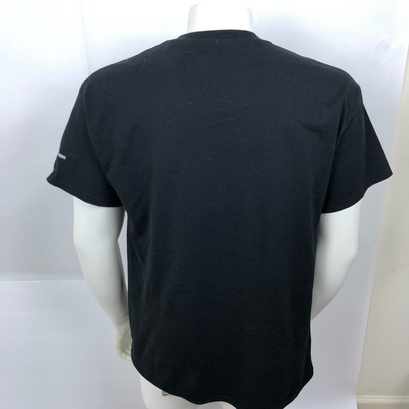 CUSTOM INC "WE GET TO." Men's T-Shirt Black Sz L - Picture 6 of 8